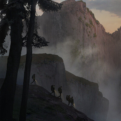 Студентка Мамаева Ксения / Курс "Концепт Арт Окружения, Matte Painting и 3D для 2D"