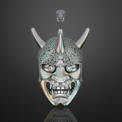 Hannya mask.