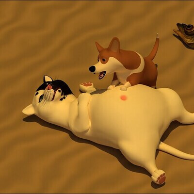 Смешной короткий мультфильм "Who let the Dogs out?"