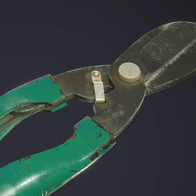 Old Metal Scissors
