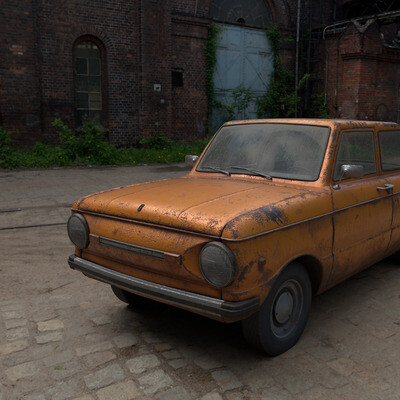 ZAZ-968M Soviet car "Zaporozhets"