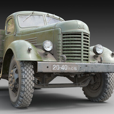 3д модель ЗИС-150_1956