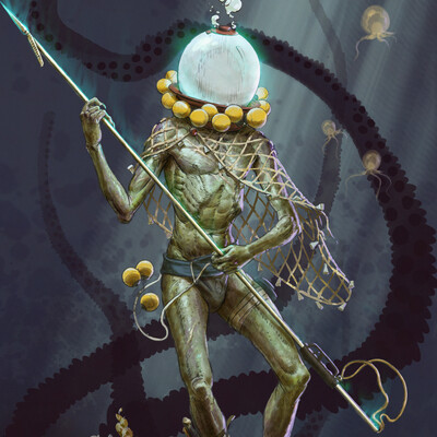 Sketch “Diver”