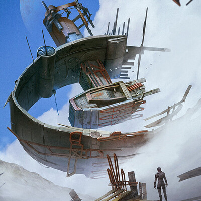 Студент Конышев Алексей / Курс "Концепт Арт Окружения, Matte Painting и 3D для 2D"
