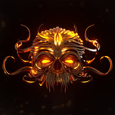 Stylized Skull