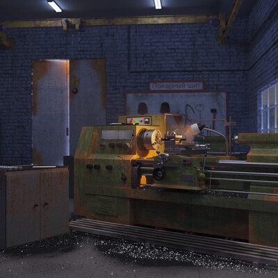 Turning machine 16K20