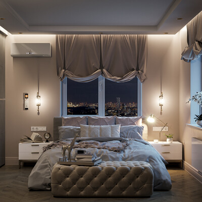 Спальня Алисы. Alice's bedroom.