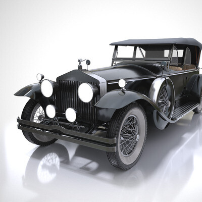Retro car Rolls-royce phantom 1929