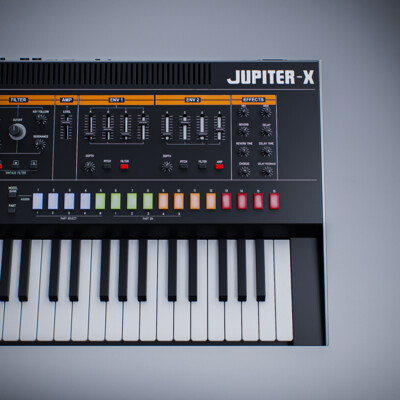 ROLAND Jupiter-X 3D Model