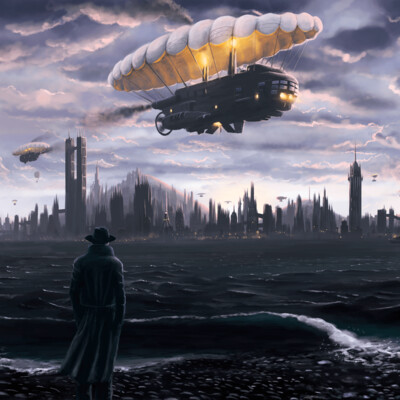 Steampunk city