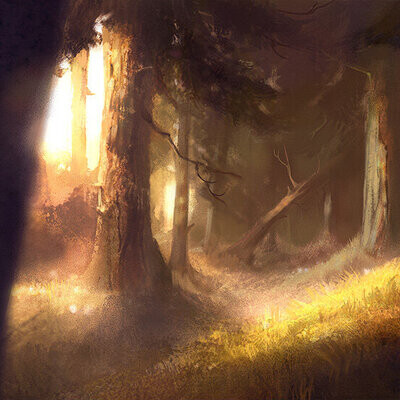 Студентка Горячева Лидия / Курс "Концепт Арт Окружения, Matte Painting и 3D для 2D"