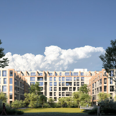 an apartment complex