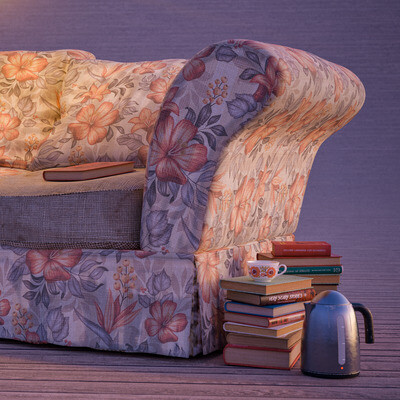Old sofa asset