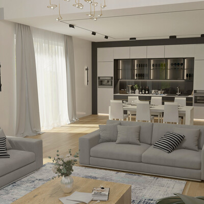 современный загородный дом, modern country house