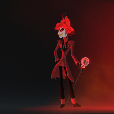 Alastor RadioDemon from cartoon Hazbin Hotel