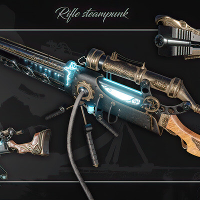 Rifle steampunk