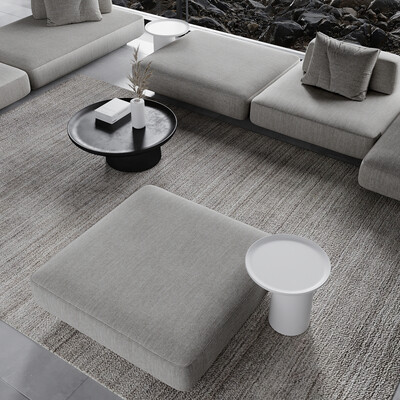 Design concept of a kitchen-living room for a villa in Gorny Altai