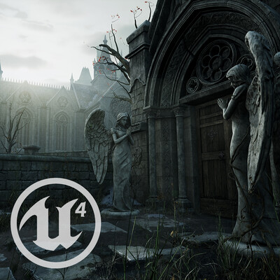 Gothic Game Environment in UE4