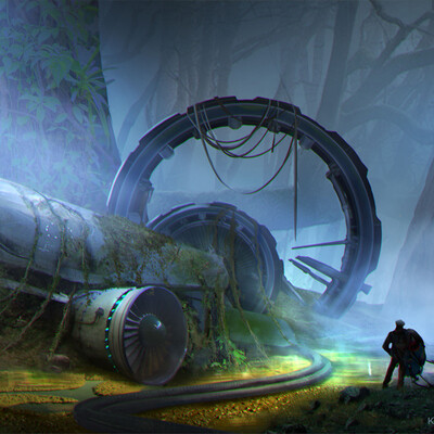Студентка Сердюк Алекса / Курс "Концепт Арт Окружения, Matte Painting и 3D для 2D"