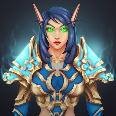 Эльф крови World of Warcraft фанарт
