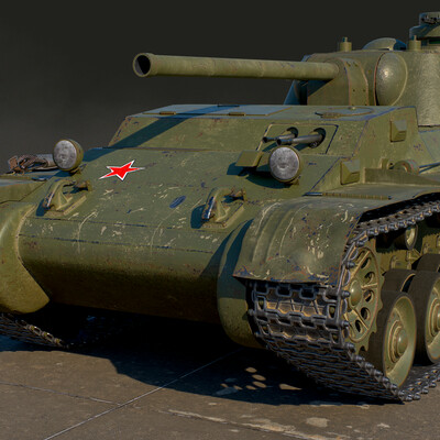 Советский танк А-44