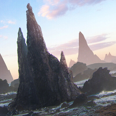 Студент Климов Максим / Курс "Концепт Арт Окружения, Matte Painting и 3D для 2D"
