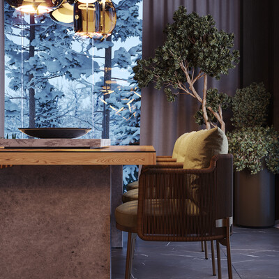 winter terrace