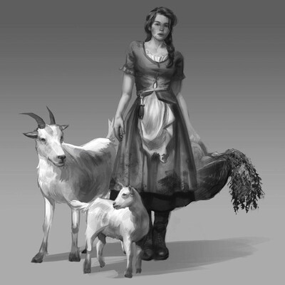 concept art shepherdesses