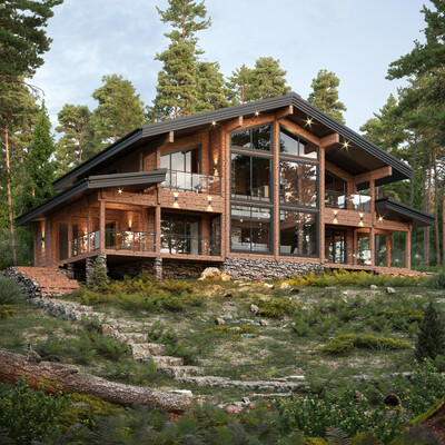 forest house