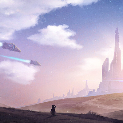 Студент Бойко Александр / Курс "Концепт Арт Окружения, Matte Painting и 3D для 2D"