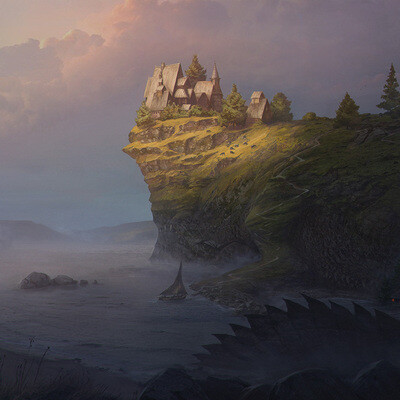 Студентка Венгерова Яна / Курс "Концепт Арт Окружения, Matte Painting и 3D для 2D"