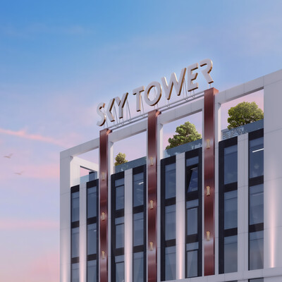 БЦ Sky Tower | Archviz