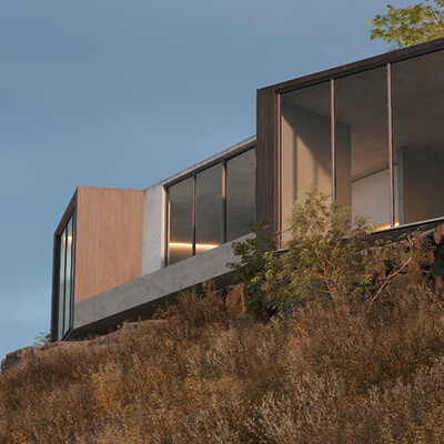 Unreal Engine 4 / House on a hill