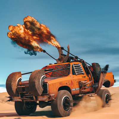 Pick Up from desert