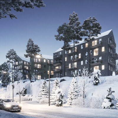 Residence complex. Gothenburg. Sweden.