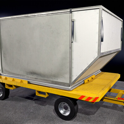 ULD container and trailer
