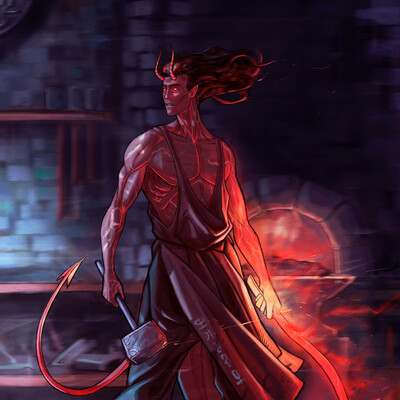Demon blacksmith