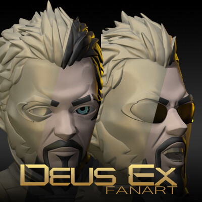 Adam Jensen (Deus Ex fanart)