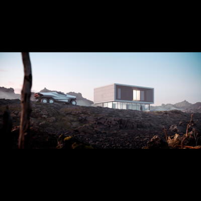 ArchViz >Lonley in Iceland