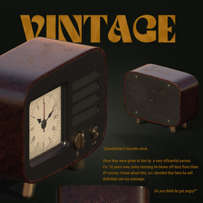 Vintage. Grandfather's Clock
