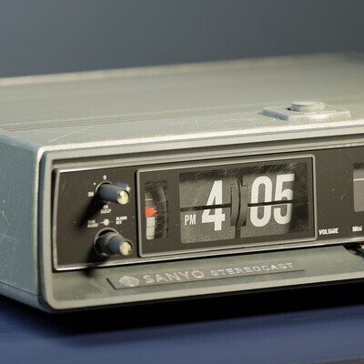 Flip clock SANYO RM5430