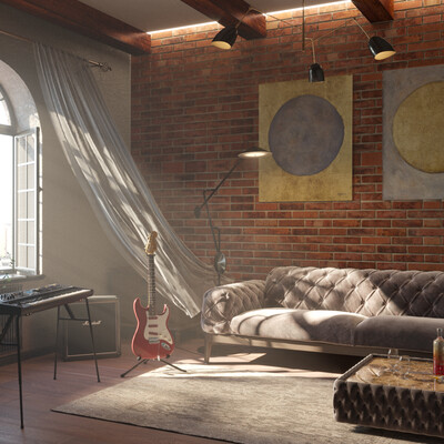musician's apartment