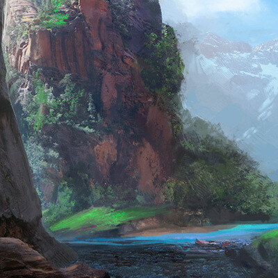Студентка Никифоренко Лана / Курс "Концепт Арт Окружения, Matte Painting и 3D для 2D"