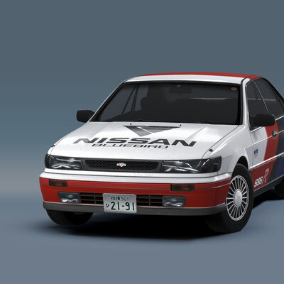 Nissan Bluebird U-12 SSS-R  Rally prototype