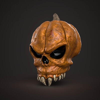 Pumpkin Skull