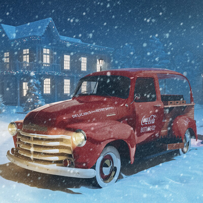 Chevrolet Canopy Truck - Доставка Coca-Cola