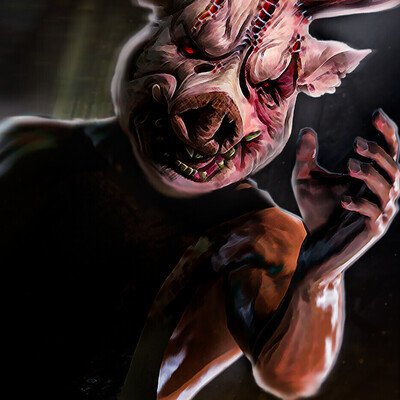 Pighead concept game