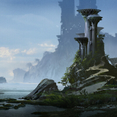 Студентка Шныгина Анна / Курс "Концепт Арт Окружения, Matte Painting и 3D для 2D"