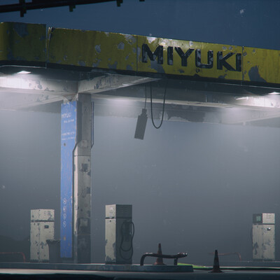 the Pastor of disaster - gas station "MIYUKI"