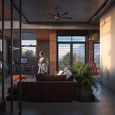 Loft style studio